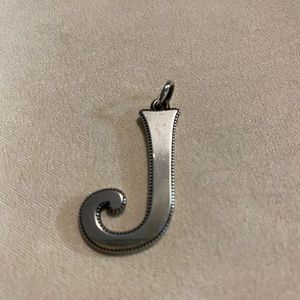 James Avery J pendant